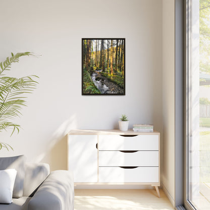 Glanageenty Forest Trail 2 Matte Canvas, Framed (Multi-color)