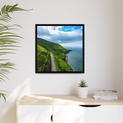 Ring of Kerry Drive Matte Canvas, Framed (Multi-color)