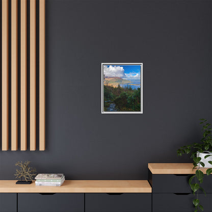 Torc Trail Stairs Matte Canvas, Framed (Multi-color)