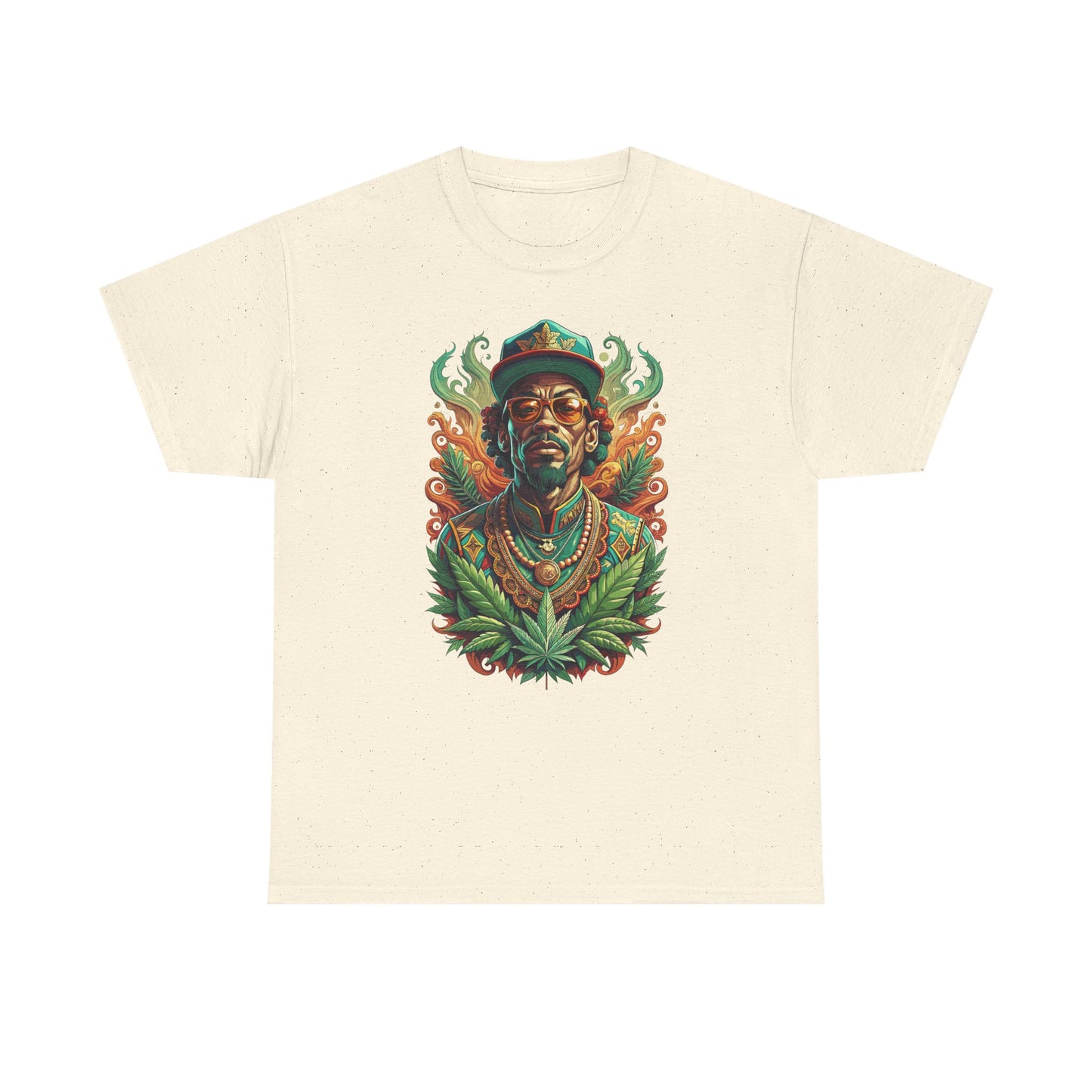 Reggae Lion Tee — Rasta Portrait Graphic T-Shirt