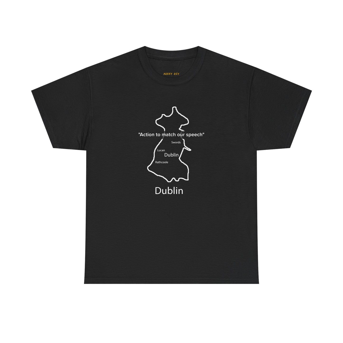 Dublin Unisex Heavy Cotton T-Shirt Black Edition