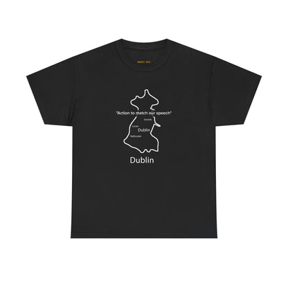 Dublin Unisex Heavy Cotton T-Shirt Black Edition