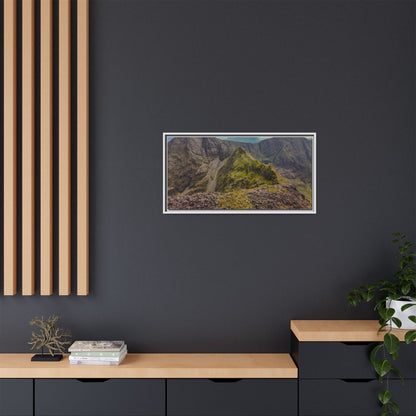Halfway to Carrauntoohil Matte Canvas, Framed (Multi-color)