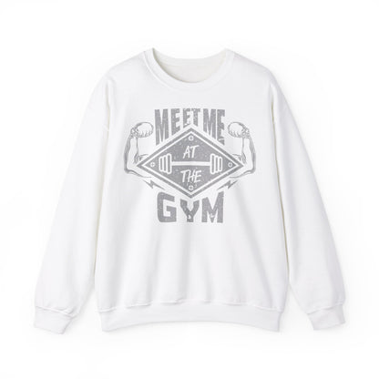 Gym Motivation Unisex Crewneck Sweatshirt - 'Meet Me At The Gym'