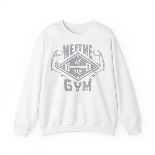 Gym Motivation Unisex Crewneck Sweatshirt - 'Meet Me At The Gym'
