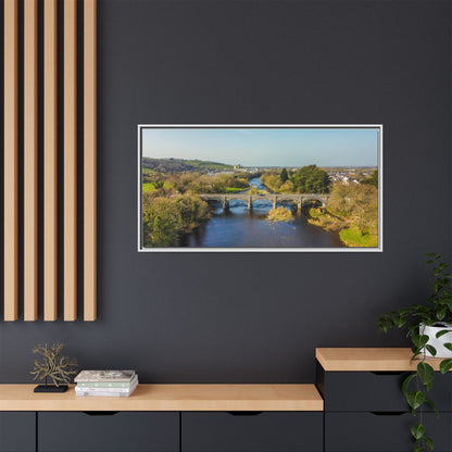 Listowel Bridge Matte Canvas, Framed (Multi-color)