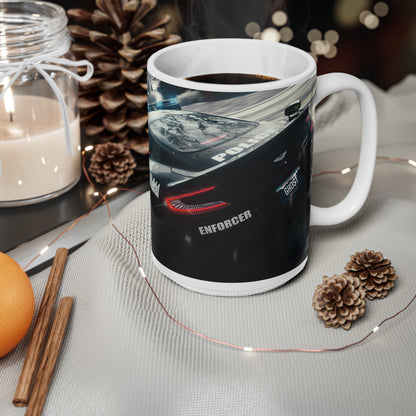 Need for Speed Ceramic Coffee Mug - 11oz & 15oz Race Car Design