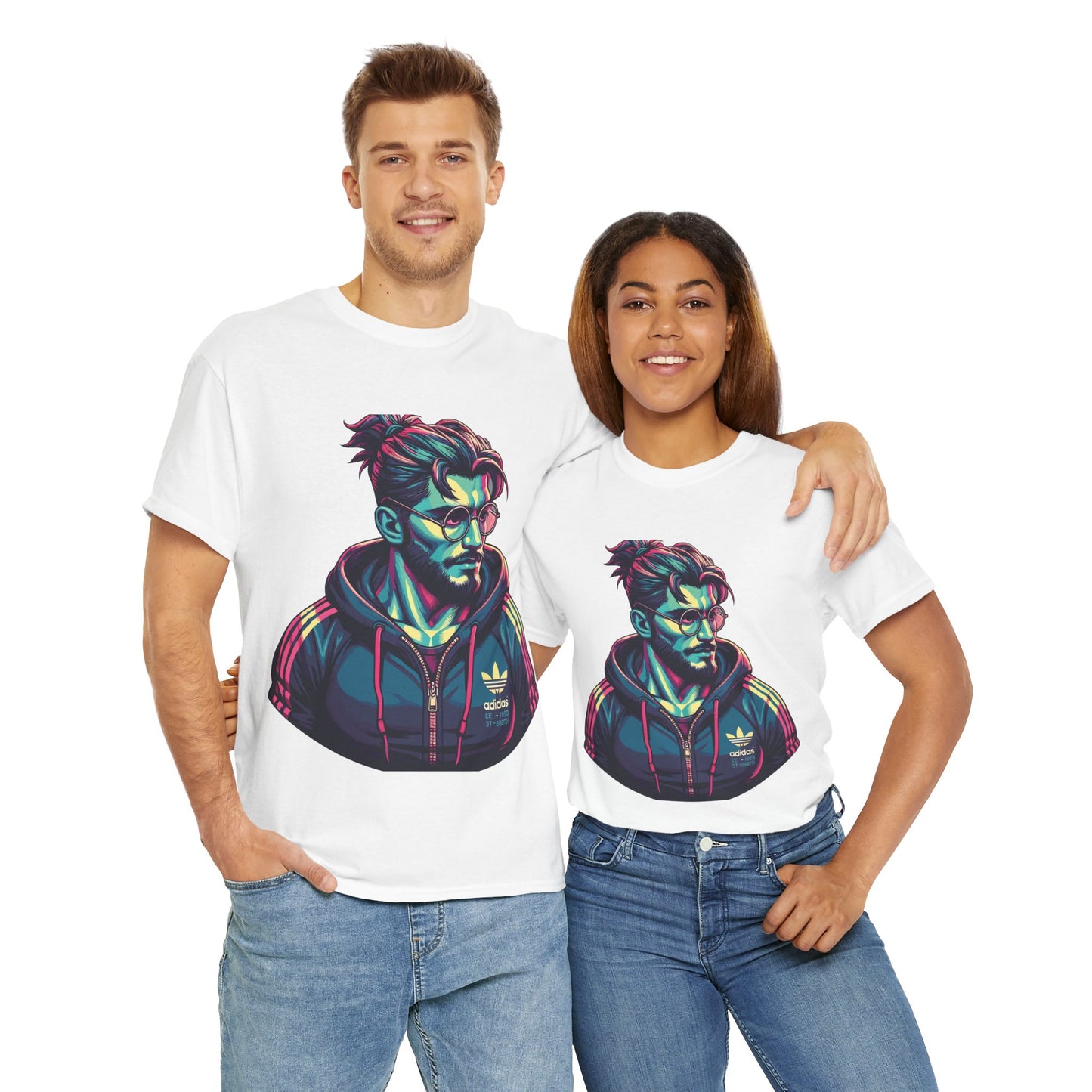 Retro Style Graphic Unisex Heavy Cotton Tee - Perfect for Casual Wear
