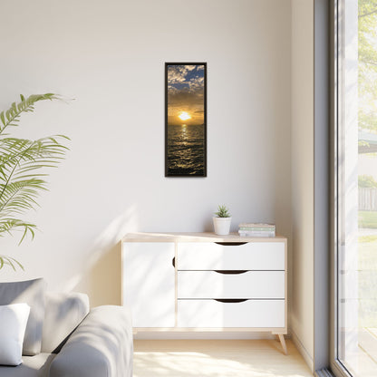 Sunset in Fenit Matte Canvas, Framed (Multi-color)