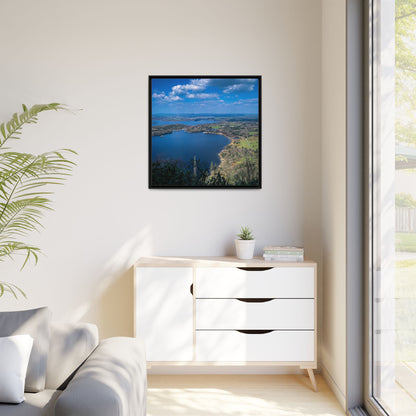 Kuckross Lake Matte Canvas, Framed (Multi-color)