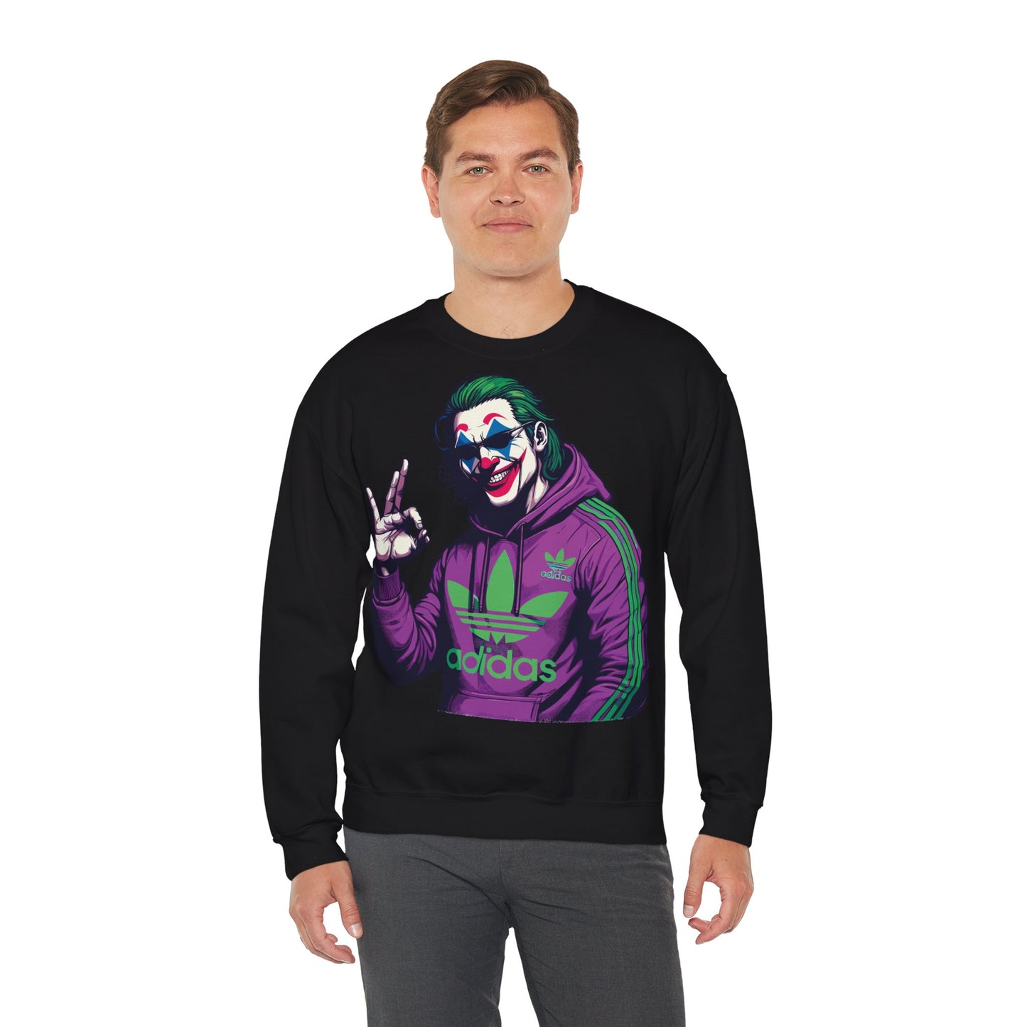 Joker Graphic Unisex Crewneck Sweatshirt - Stylish & Comfortable Streetwear