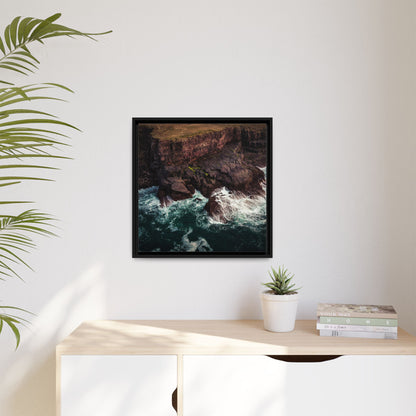 Kerry Head Matte Canvas, Framed (Multi-color)