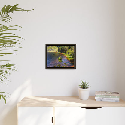 Gleanteenassig Forest Matte Canvas, Framed (Multi-color)