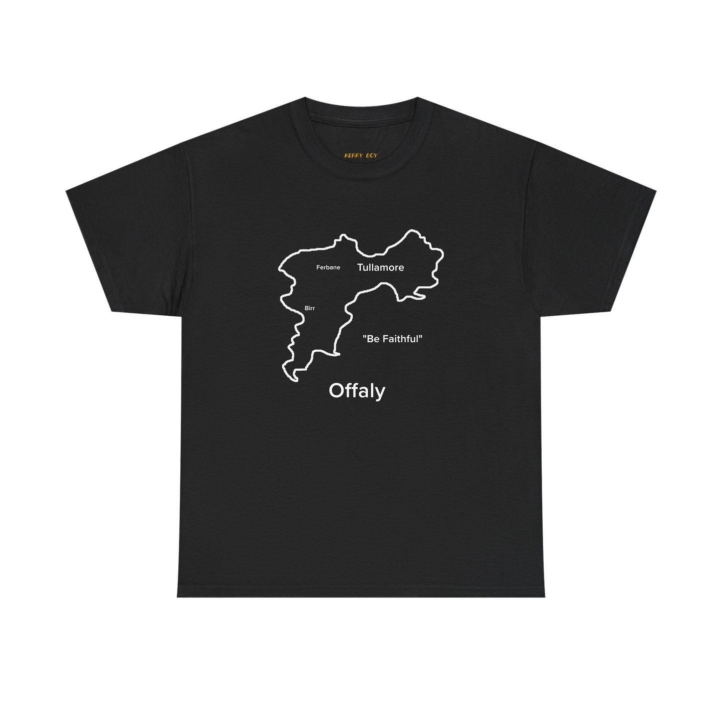 Offaly Unisex Heavy Cotton T-Shirt Black Edition