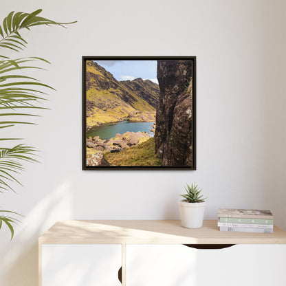Mount Brandon Valley Matte Canvas, Framed (Multi-color)
