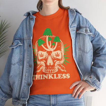 Mushroom Skull 'THINKLESS' T-Shirt