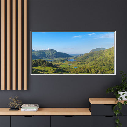 Ladies View Spring Matte Canvas, Framed (Multi-color)