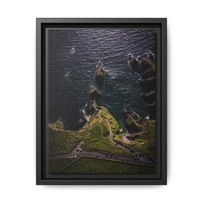 Dunquin Pier Matte Canvas, Framed (Multi-color)