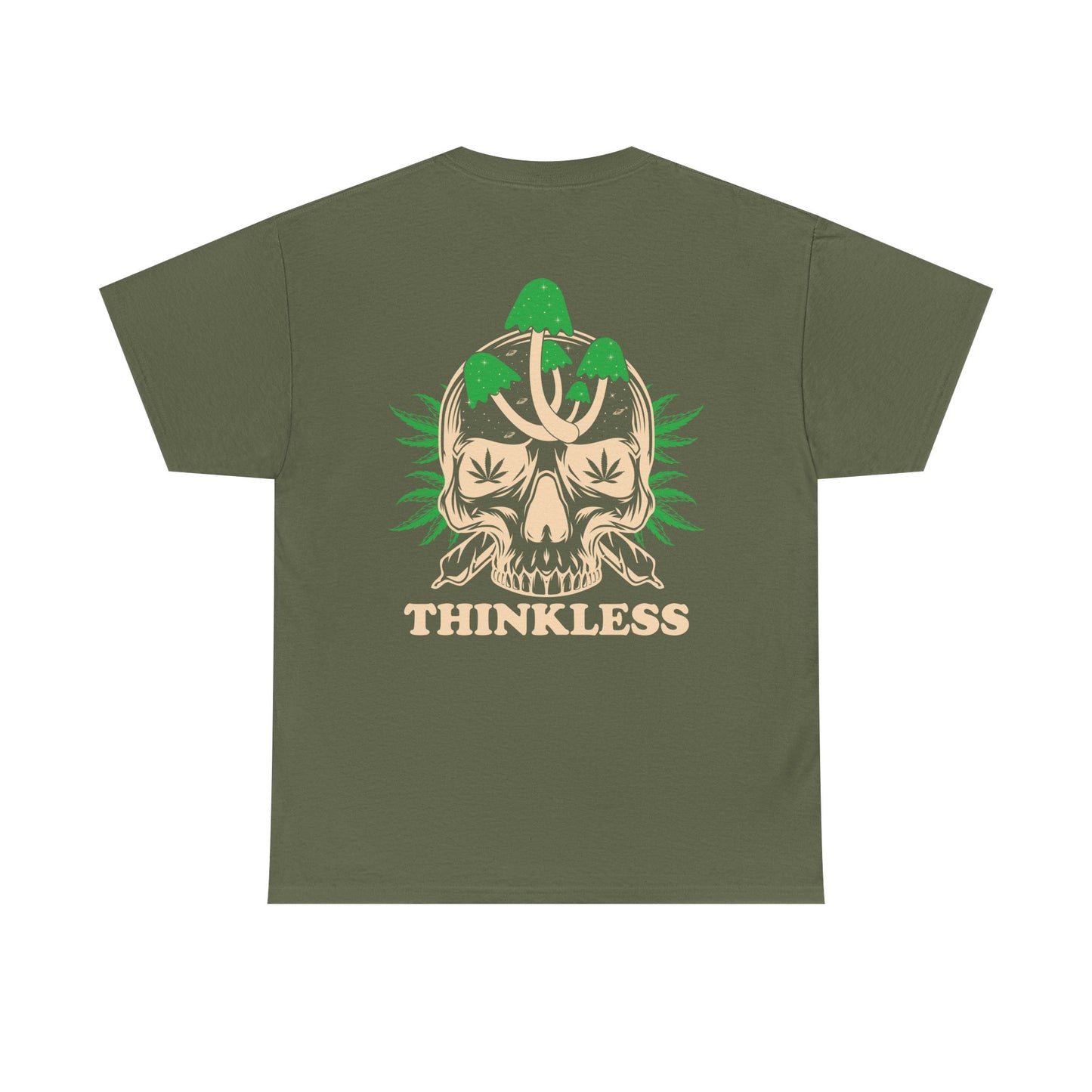 Mushroom Skull 'THINKLESS' T-Shirt