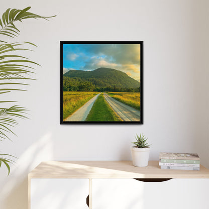 Mountain Torc Matte Canvas, Framed (Multi-color)