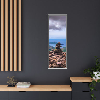 Mount Brandon Top Matte Canvas, Framed (Multi-color)