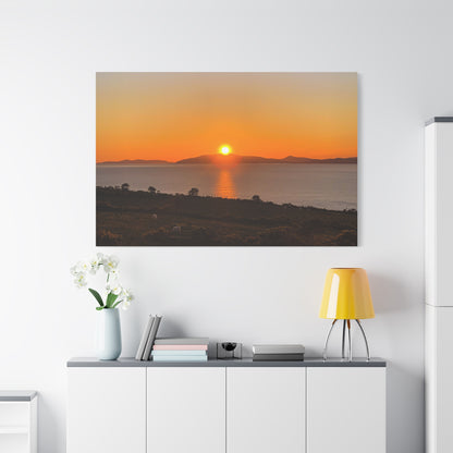 Sunset Ring of Kerry Matte Canvas, Stretched, 1.25"