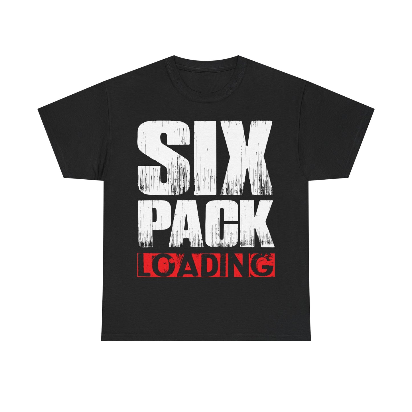 Six Pack Loading Unisex Heavy Cotton Tee