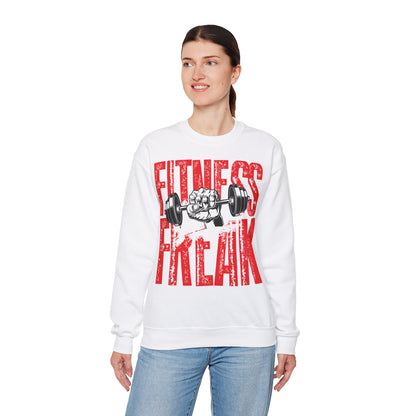 Fitness Freak Unisex Heavy Blend™ Crewneck Sweatshirt - Bold Gym Style for Fitness Enthusiasts
