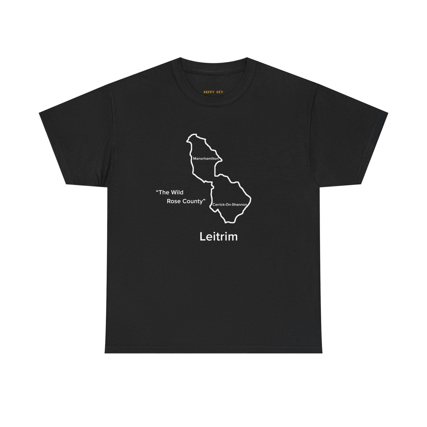 Leitrim Unisex Heavy Cotton T-Shirt Black Edition