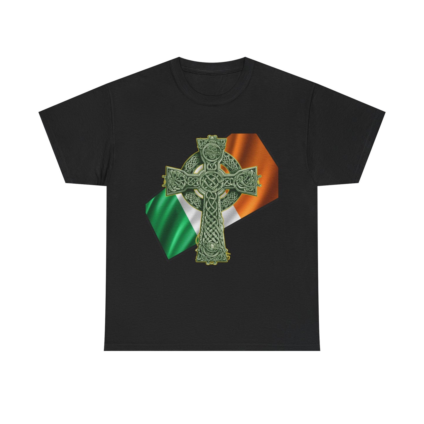 Celtic Cross Unisex Heavy Cotton Tee