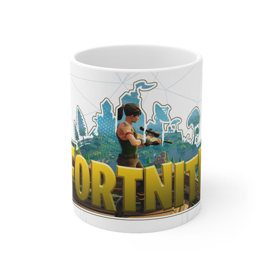 Fortnite Gaming Ceramic Coffee Cup - 11oz & 15oz - Perfect for Gamers