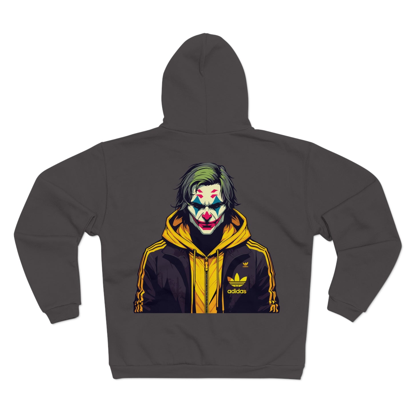 Waiting For You Unisex Hooded Zip Sweatshirt Joker Cool Hoodie
