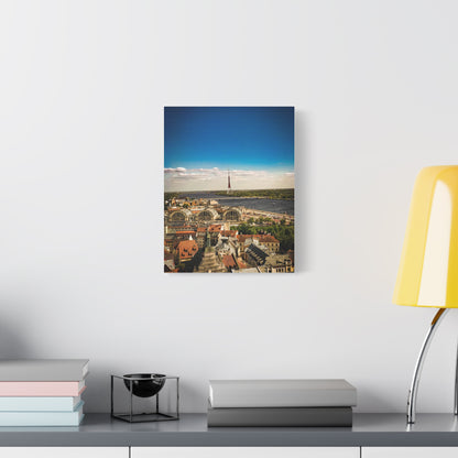 Riga TV Tower Matte Canvas, Stretched, 1.25"