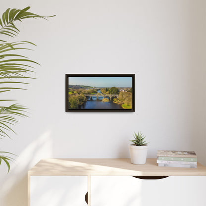 Listowel Bridge Matte Canvas, Framed (Multi-color)