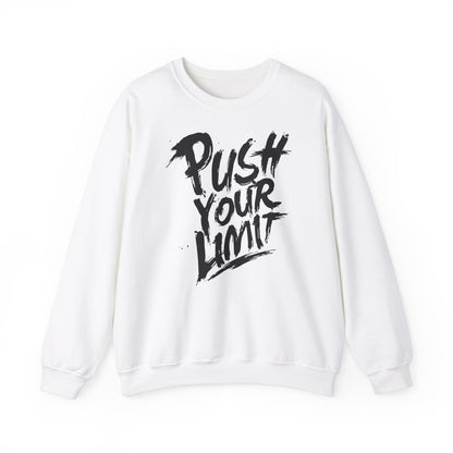 Push Your Limit Crewneck Sweatshirt - Inspirational Unisex Heavy Blend