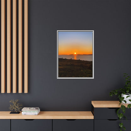 Sunset Ring Of Kerry Matte Canvas, Framed (Multi-color)