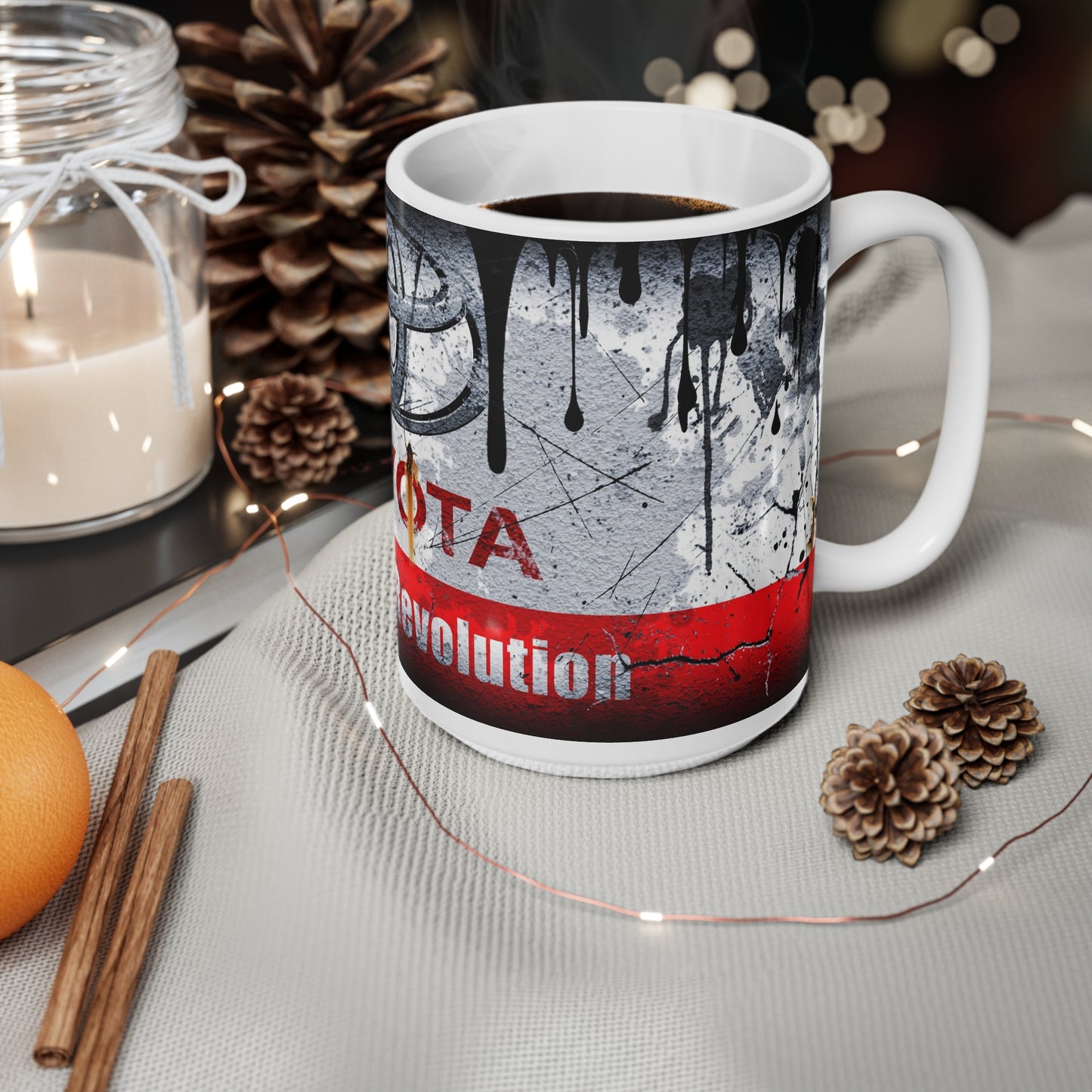 Toyota Quality Revolution Ceramic Coffee Cup - 11oz & 15oz - Unique Mug for Car Enthusiasts