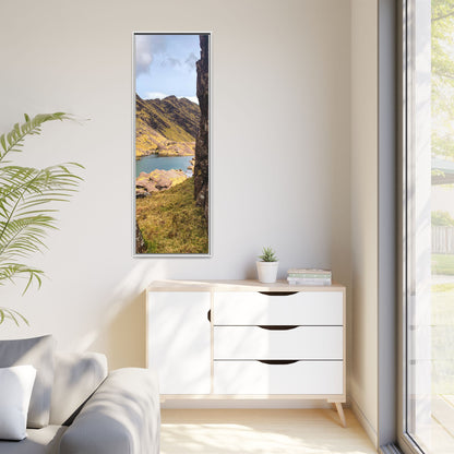Mount Brandon Valley Matte Canvas, Framed (Multi-color)
