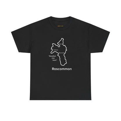 Roscommon Unisex Heavy Cotton T-Shirt Black Edition