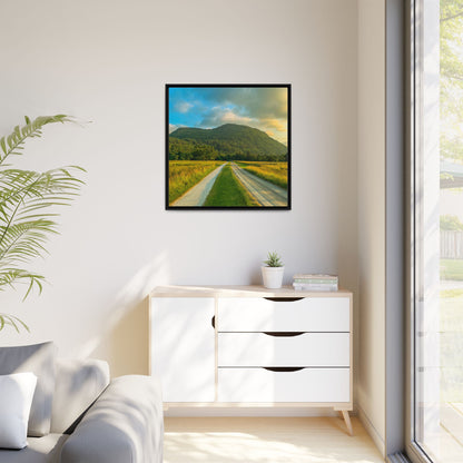 Mountain Torc Matte Canvas, Framed (Multi-color)