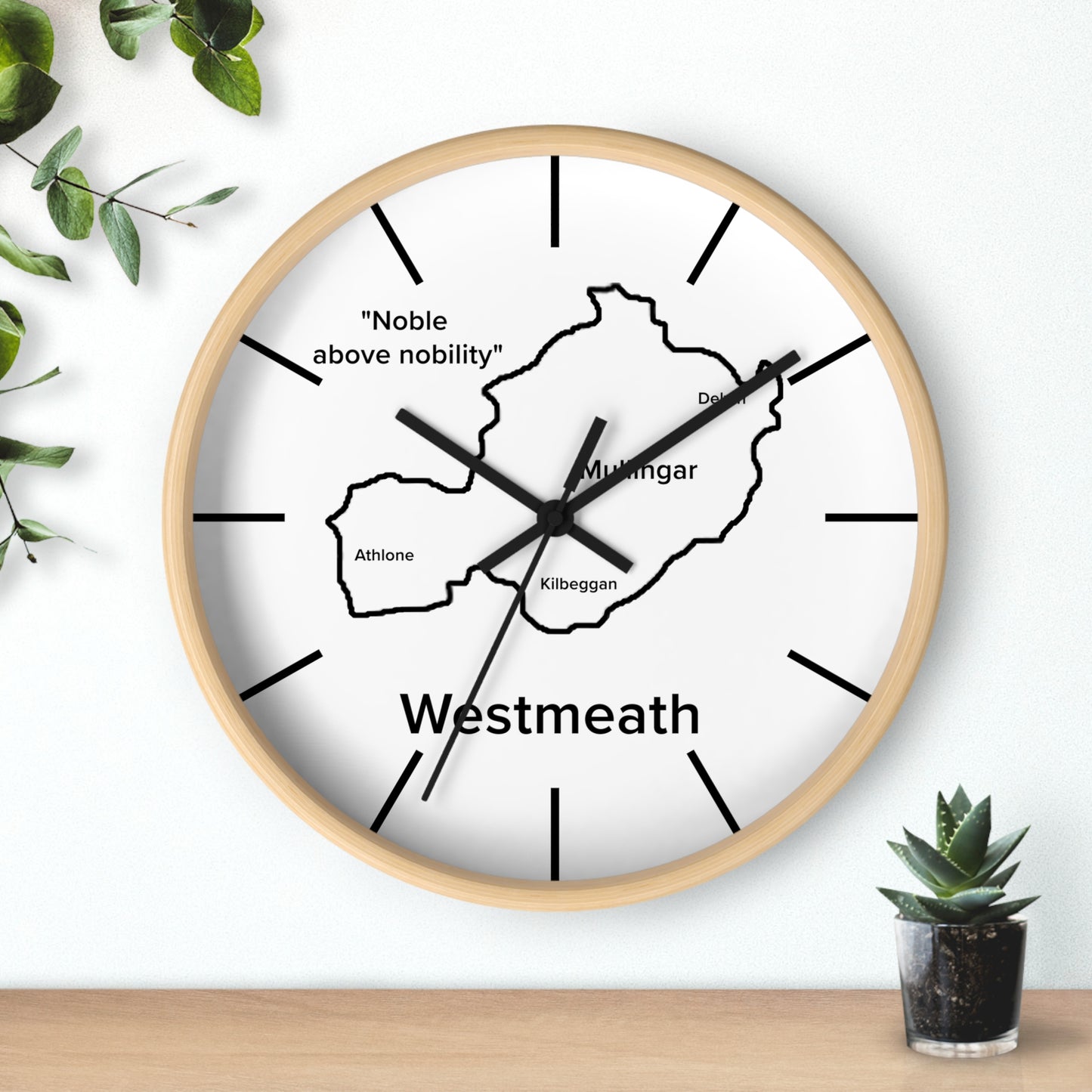 Westmeath County Wall Clock