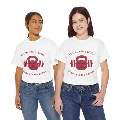 No Time For Excuse Unisex Heavy Cotton Tee