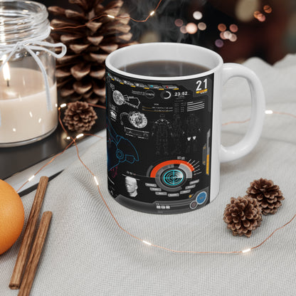 Iron Man Tech Coffee Mug - 11oz & 15oz - Perfect for Superhero Fans
