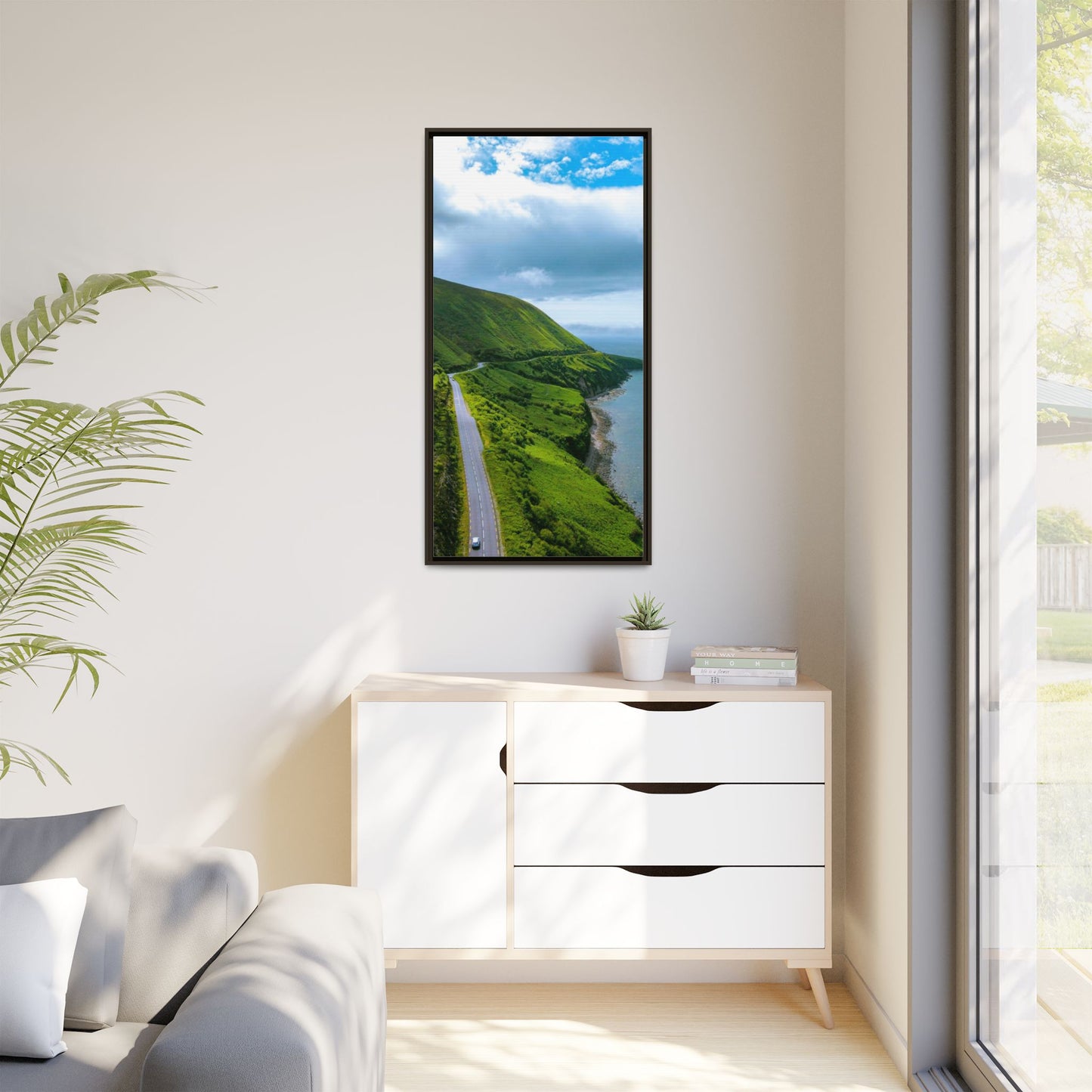 Ring of Kerry Drive Matte Canvas, Framed (Multi-color)