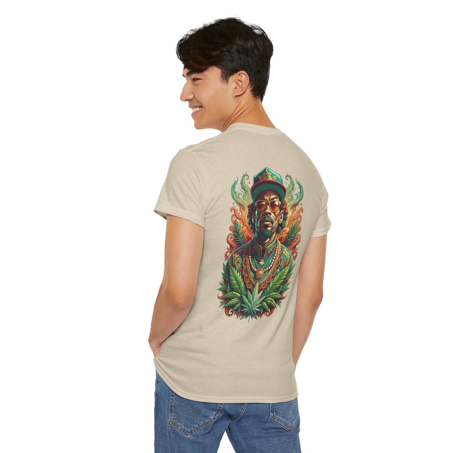 Reggae Lion Tee — Rasta Portrait Graphic T-Shirt