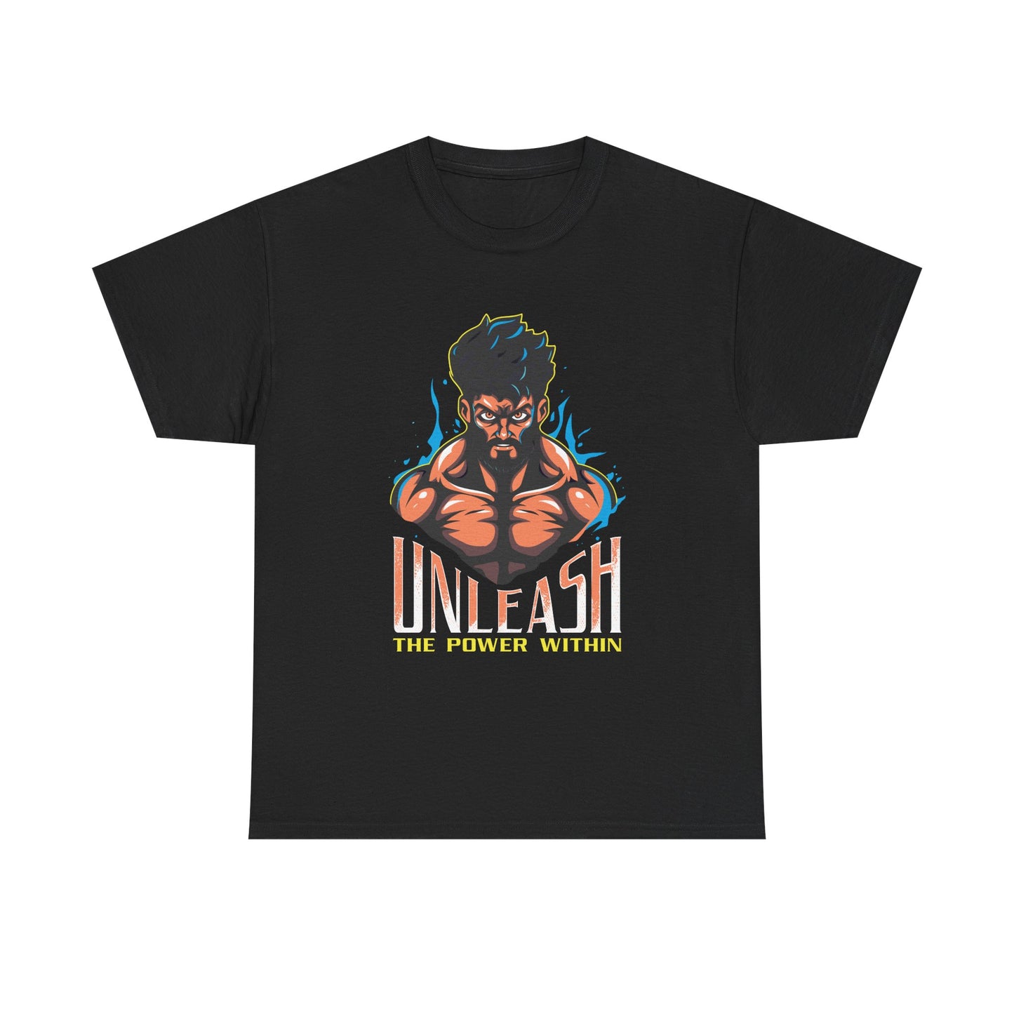 Unleash Tee — "Unleash The Power Within" Motivational Muscle Graphic T-Shirt
