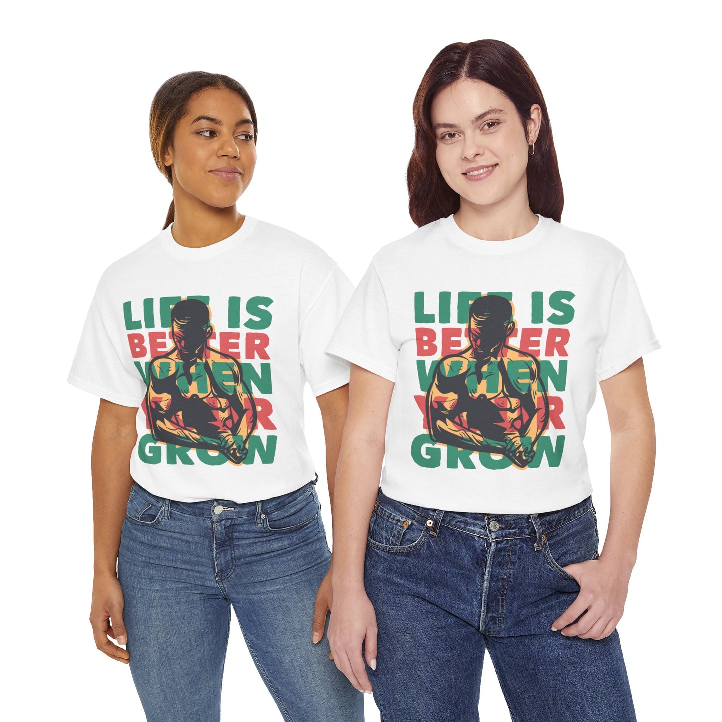Life Is Unisex Heavy Cotton Tee