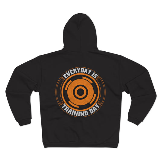 Everyday is Training Day Zip-Up Hoodie for Fitness Enthusiasts