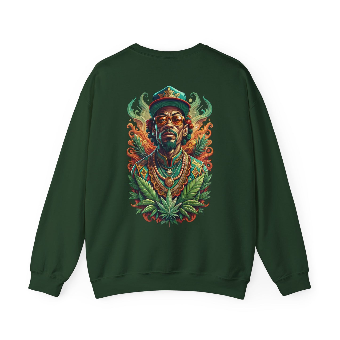 Reggae Lion — Rasta Portrait Graphic Sweatshirt