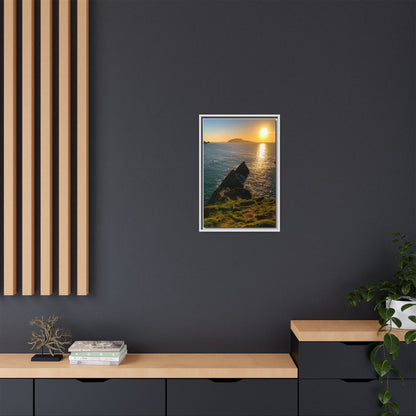 Dunquin Pier Matte Canvas, Framed (Multi-color)